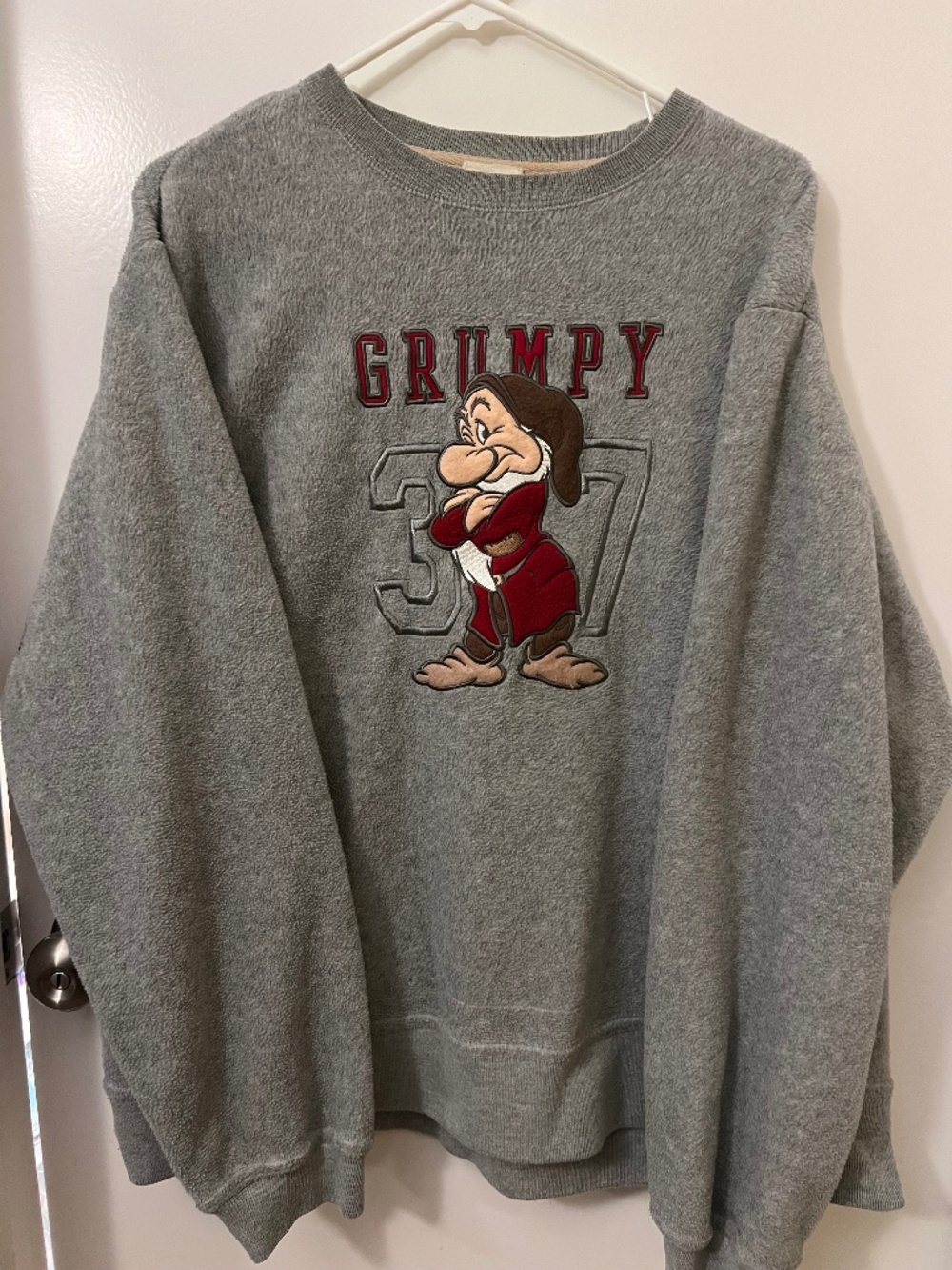 Grumpy fleece crewneck